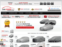 Tablet Screenshot of carcovers.com